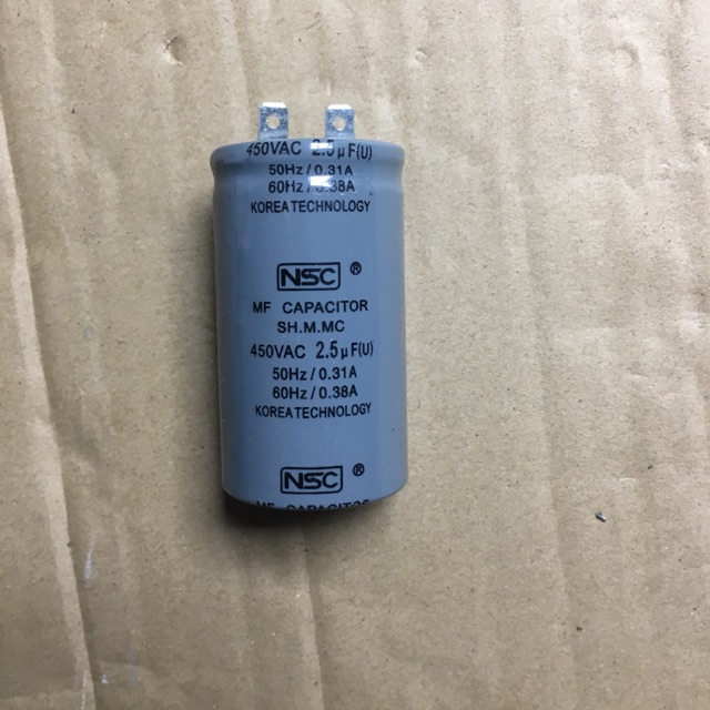 Tụ dầu 2,5uF-450V- tụ Quạt trần