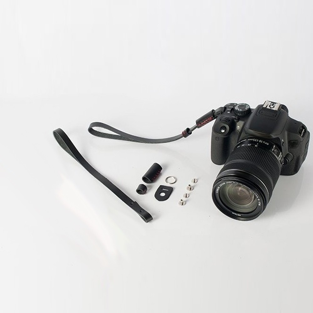 🌟Chất lượng cao nhất🍁PU Leather Caa Wrist Hand Strap Grip for Canon Sony Nikon