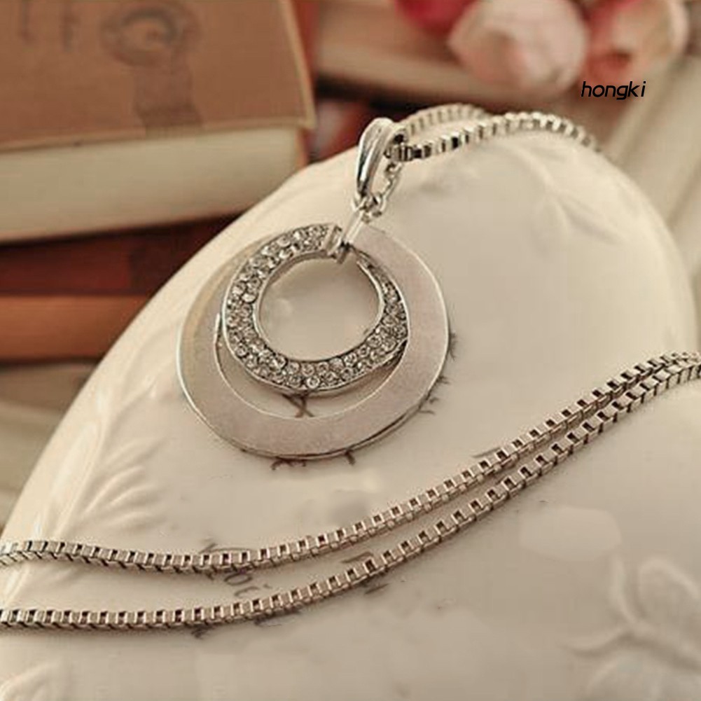 vòng cổ Hợp Kim Dáng Dài Đính Đá Nhân Tạo Thời Trang