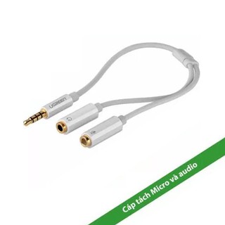 Freeship 99k TQ_Cáp chia audio 3.5mm ra một cổng mic và một cổng loa Ugreen 10789