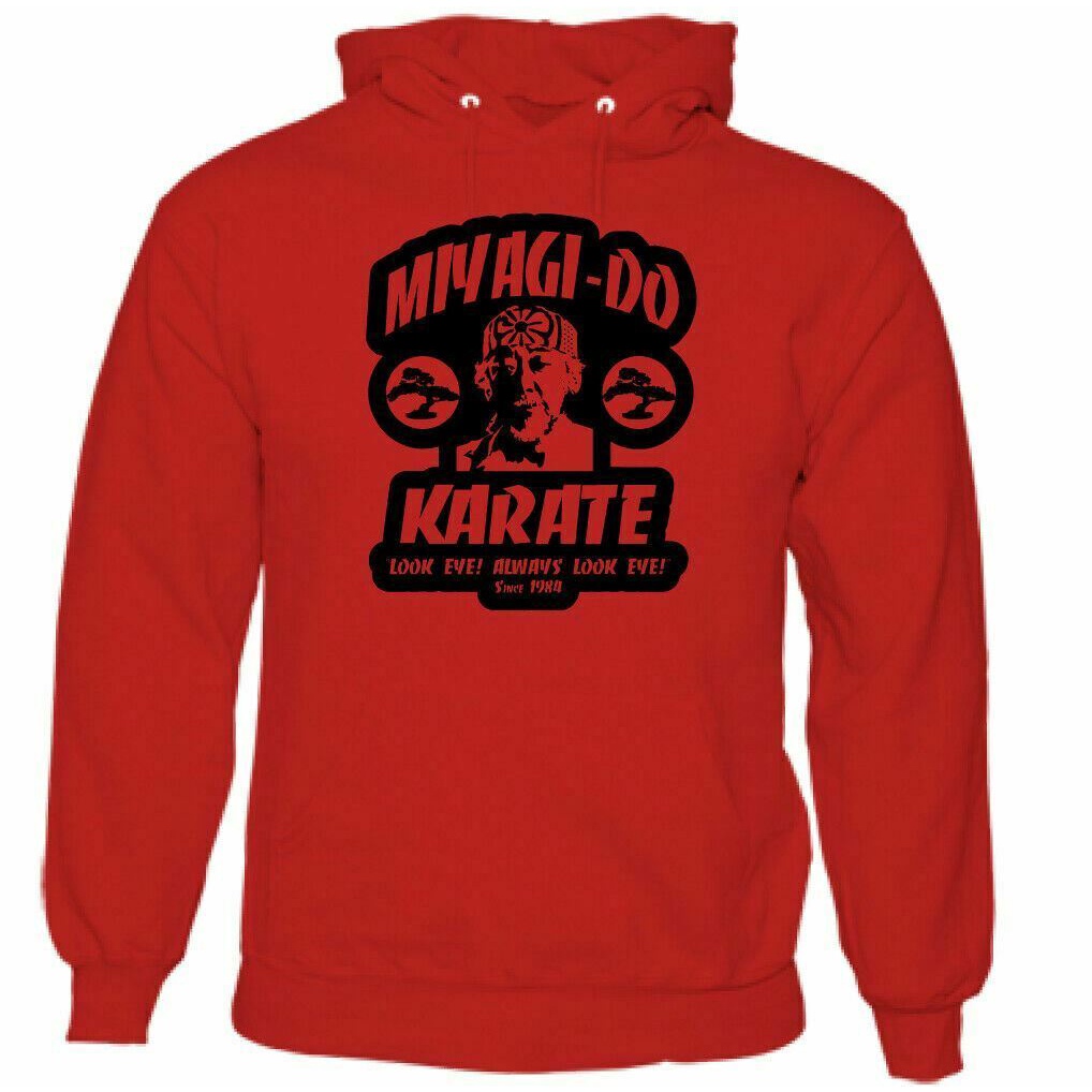 Karate Áo Hoodie luyện tập Gym Mr Myagi Do Cobra Kai cổ điển cho nam