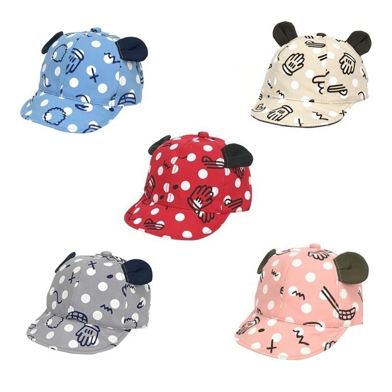 Nón tai gấu họa tiết ngón tay nhiều kiểu dễ thương