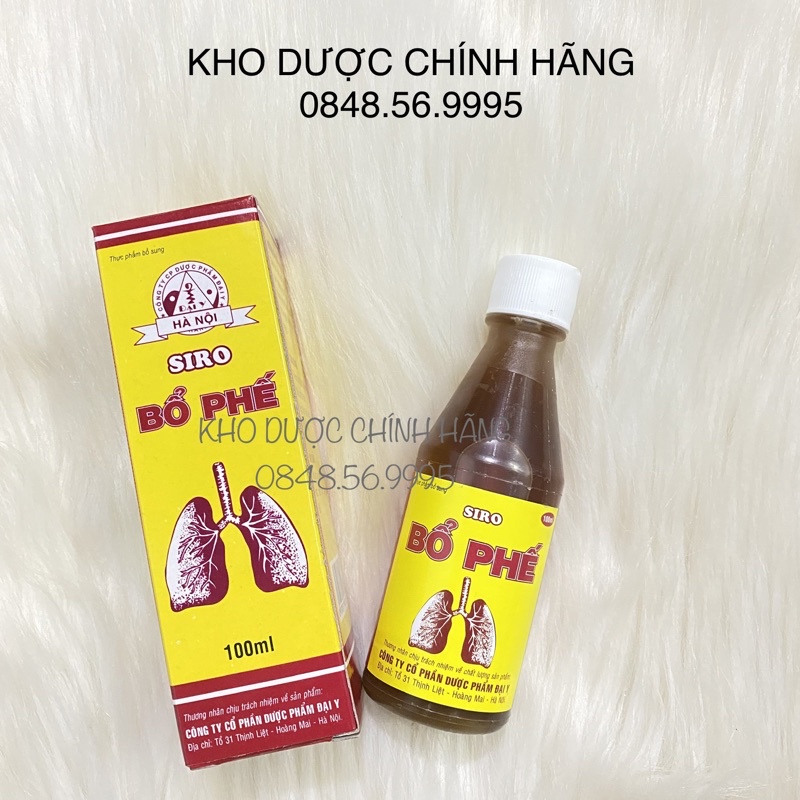 SIRO HO BỔ PHẾ 100ml - Bổ phế, hỗ trợ giảm ho