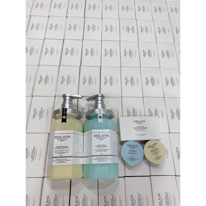 bộ cặp dầu gội phục hồi đa tầng tóc từ Nấm Trufle Trắng