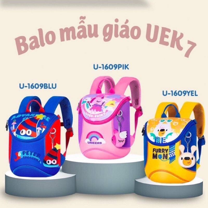 Balo mẫu giáo UEK - Balo bọt biển