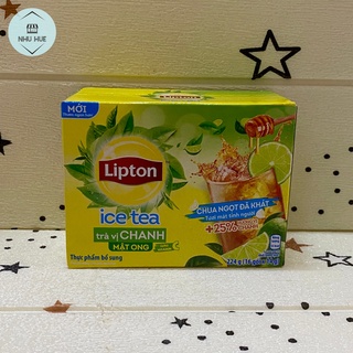 Trà hòa tan Lipton vị chanh (hộp 16 gói x 14g)