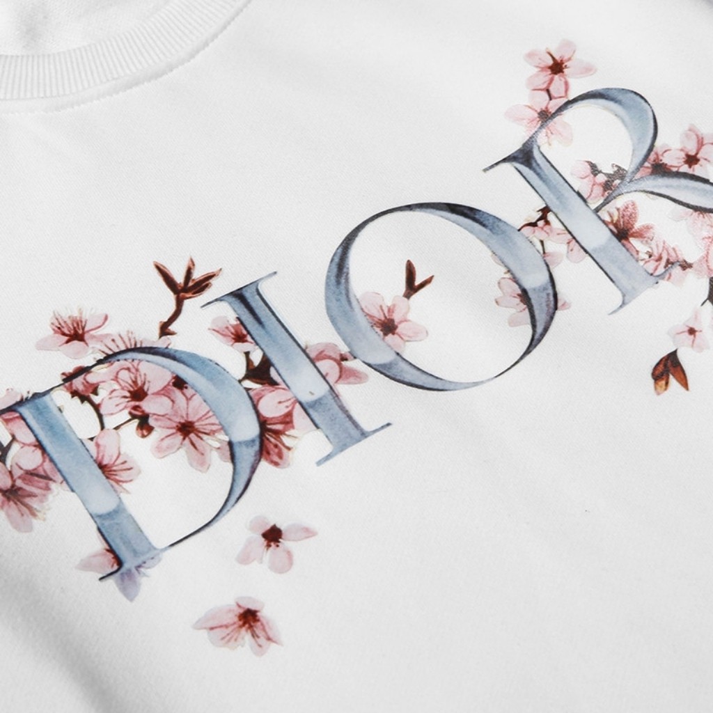 Áo Nỉ Dài Tay In Hoa Unisex | BigBuy360 - bigbuy360.vn