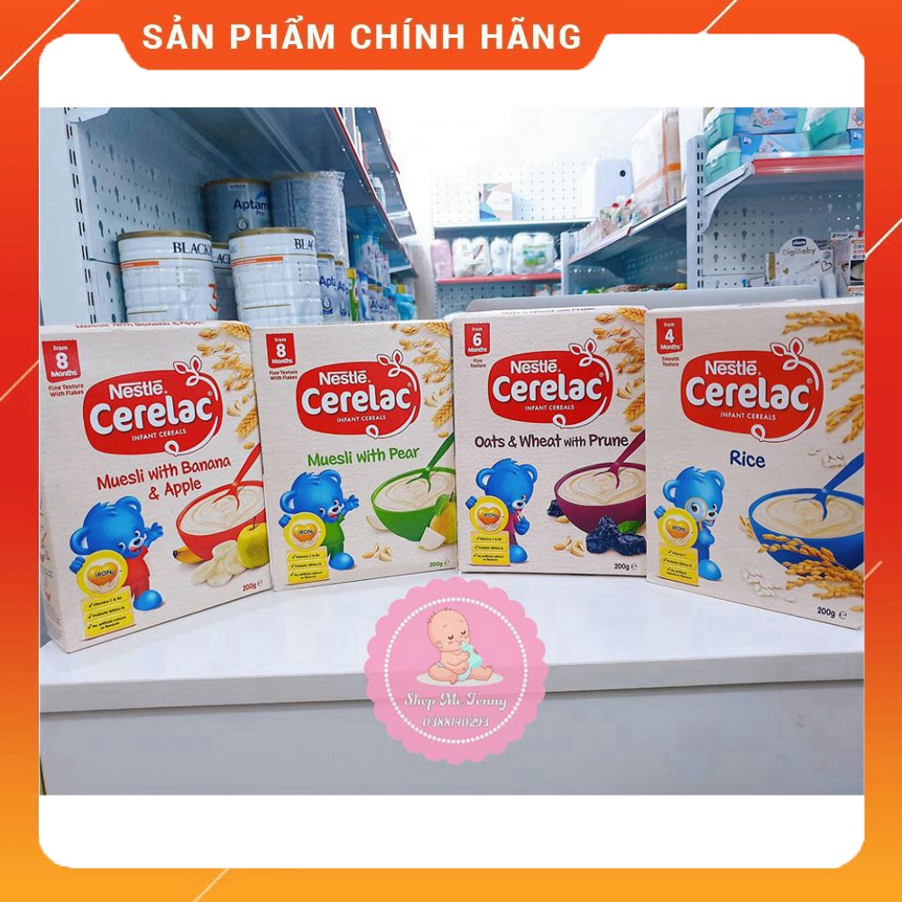 CHINH HANG - (Date tháng 4/2021)Bột Ăn Dặm Nestle Cerelac Đủ vị 200g