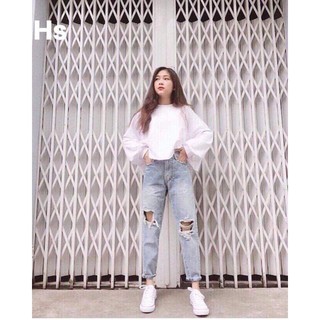 [FREESHIP ĐƠN TỪ 50K] Áo croptop bo tay HSU0719