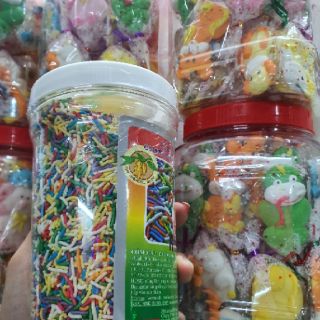 Cốm Màu Trang Trí Bánh 500GR - Date Mới
