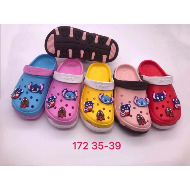 Dép Sục Nữ Răng Cưa Siêu Nhẹ Không Sticker | BigBuy360 - bigbuy360.vn