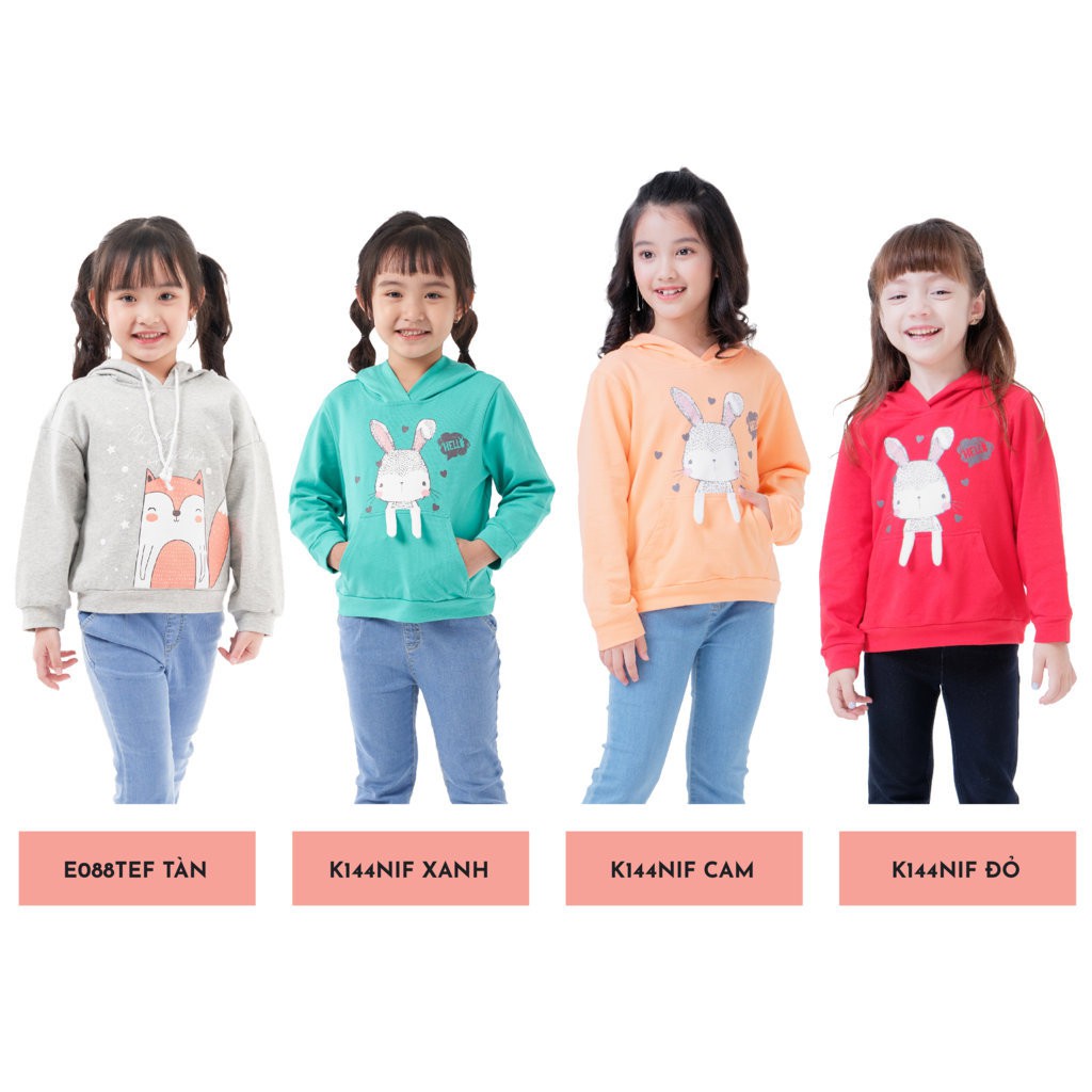 Áo Hoodie Bé Gái (3-9 Tuổi) K's Closet E088TEF / K144NIF TM