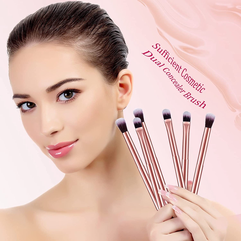 Cọ Trang Điểm Mắt Hai Đầu Không Nhòe Tiện Dụng
