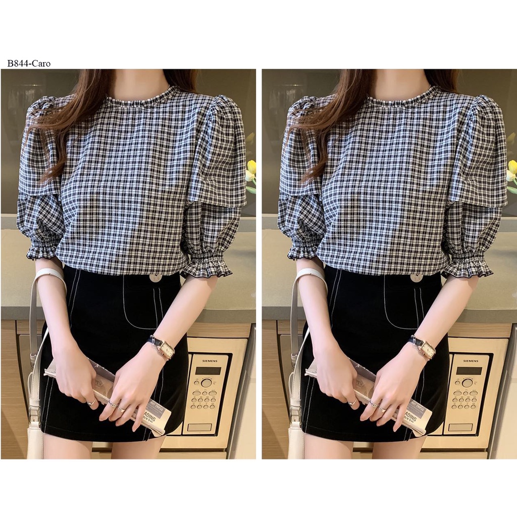 Áo sơ mi nữ kiểu tay bồng - B844