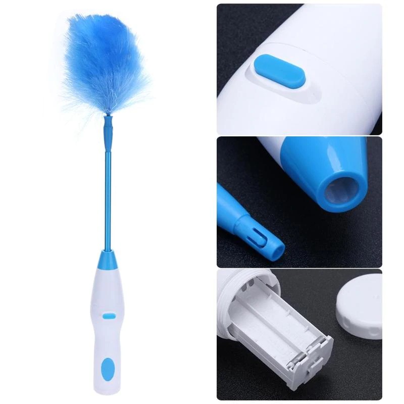 Chổi Lau Bụi Tự Động Spin Duster Đầu Chổi Công Nghệ Tĩnh Điện Lau Bụi Cực Tốt