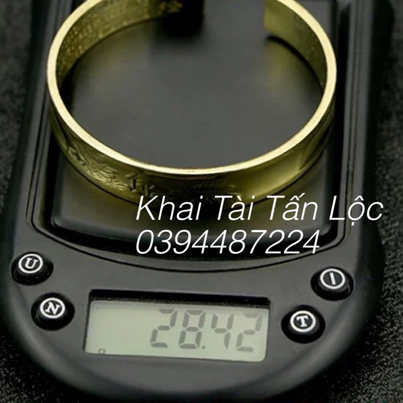 VÒNG TAY HOA SEN CHỮ PHẬT KHẮC BÁT NHẠC TÂM KINH BẰNG ĐỒNG