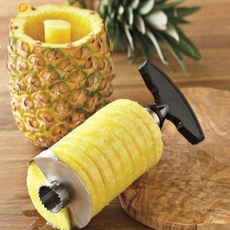 1PC Thép Không Gỉ Dứa Cắt Trái Cây Peeler Slicer Vỏ Bằng Thép Không Gỉ Dao Corer Lõi Vòng Xoắn Ốc Remover Dễ Dàng để sử dụng Nhà Bếp Công Cụ FLOWERDANCE