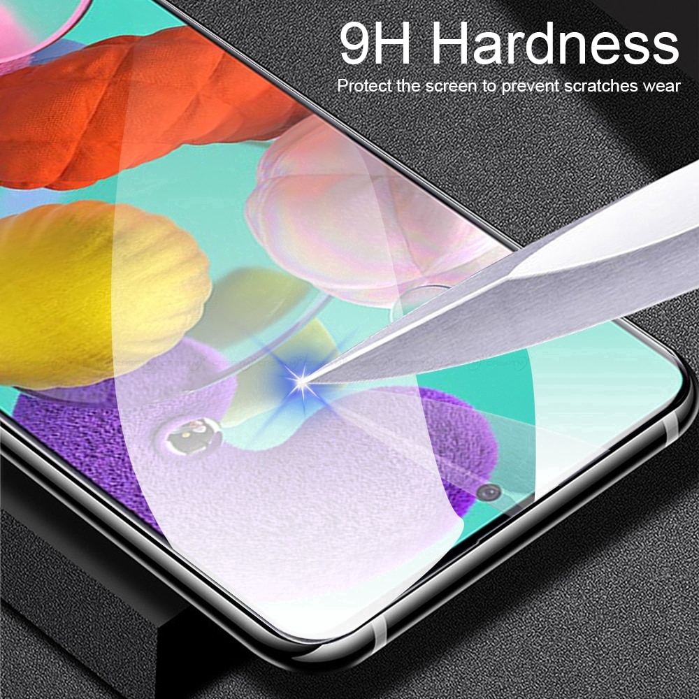 Kính cường lực 9D chống trầy xước cho Samsung Galaxy A71 A51 A50S S20 Ultra S20 Plus S10 Lite Note 10 Lite