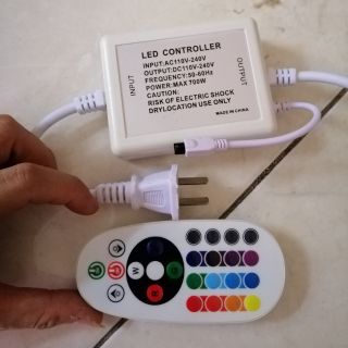 Bộ khiển 7 màu cho led 220v