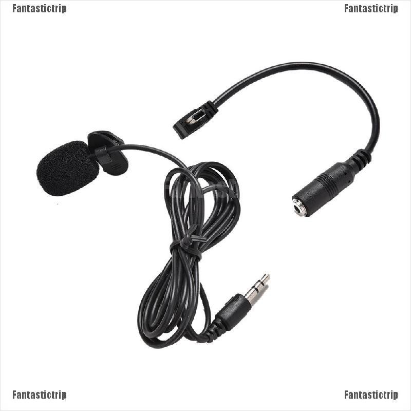 Fantastictrip External Microphone Clip On Mic + Adapter Cable for Gopro Hero4 Session 3/3+ 4 S