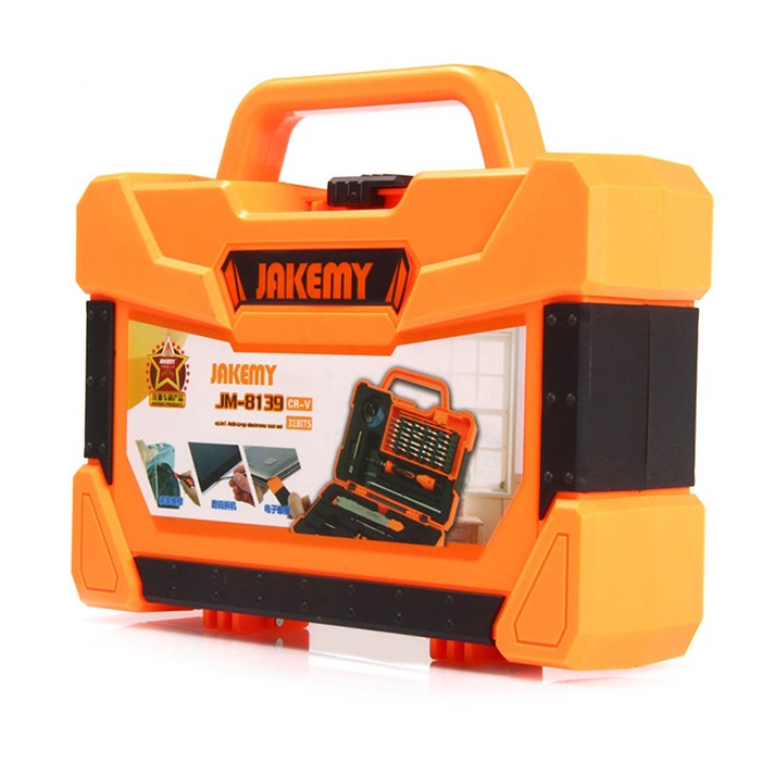Bộ tua vít 45 in 1 JAKEMY JM-8139 (Cam)- Hàng Chính Hãng, Full Box