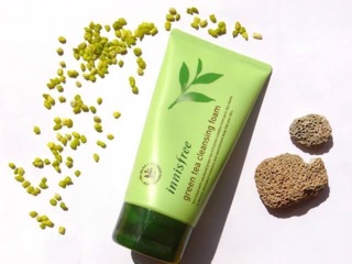 COMBO 1 Sữa Rửa Mặt Trà Xanh+ 2 mieng Đấp mặt nạ 