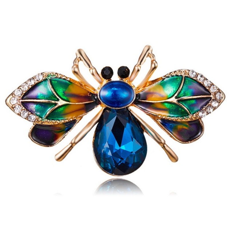 Thời Trang Ghim Cài Áo Hình Bọ Cánh Cứng Đính Đá Cá Tính