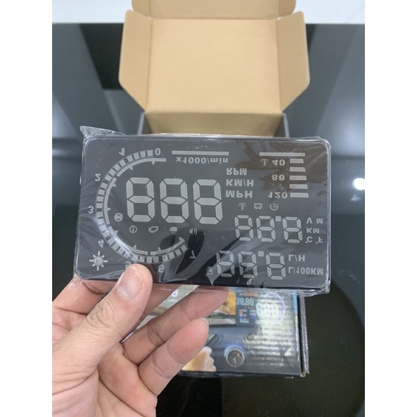 Hiển Thị Tốc Độ Lên Kính Lái HUD A8