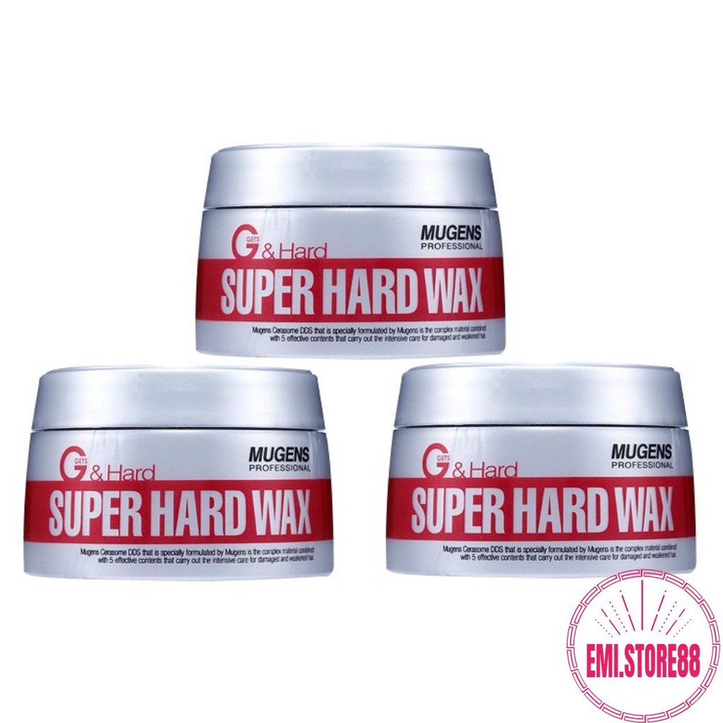 (hàng chính hãng) Sáp Vuốt Tóc Siêu Cứng Mugens Super Hard Wax Sản Phẩm đặc biệt cho tóc nam tạo kiểu