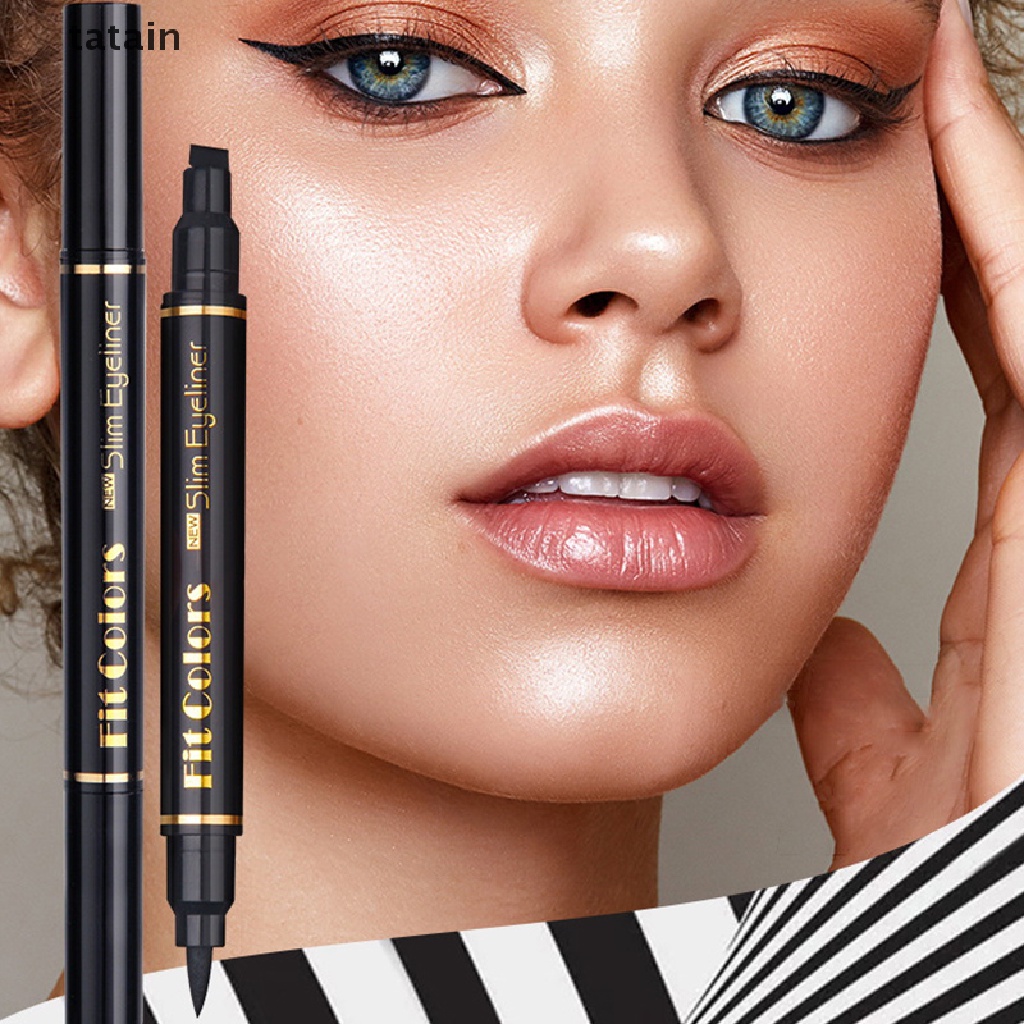 [Hàng mới về] Bút kẻ mắt lâu trôi hai đầu màu đen CVX