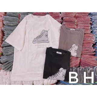 Áo thun fom rộng (ảnh thật shop chụp)