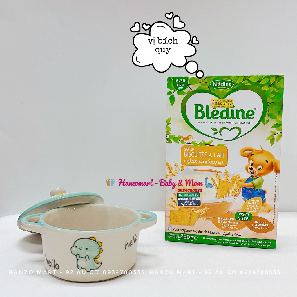 Bột ăn dặm Bledina 250g cho bé 6-36 tháng tuổi (Pháp)