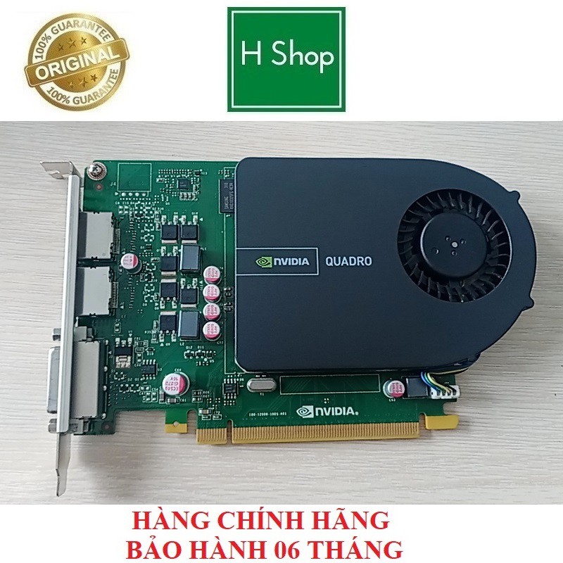 Card màn hình Nvidia Quadro 2000 1Gb GDDR5 128 bit, hàng tháo máy chính hãng bảo hành 6 tháng | BigBuy360 - bigbuy360.vn