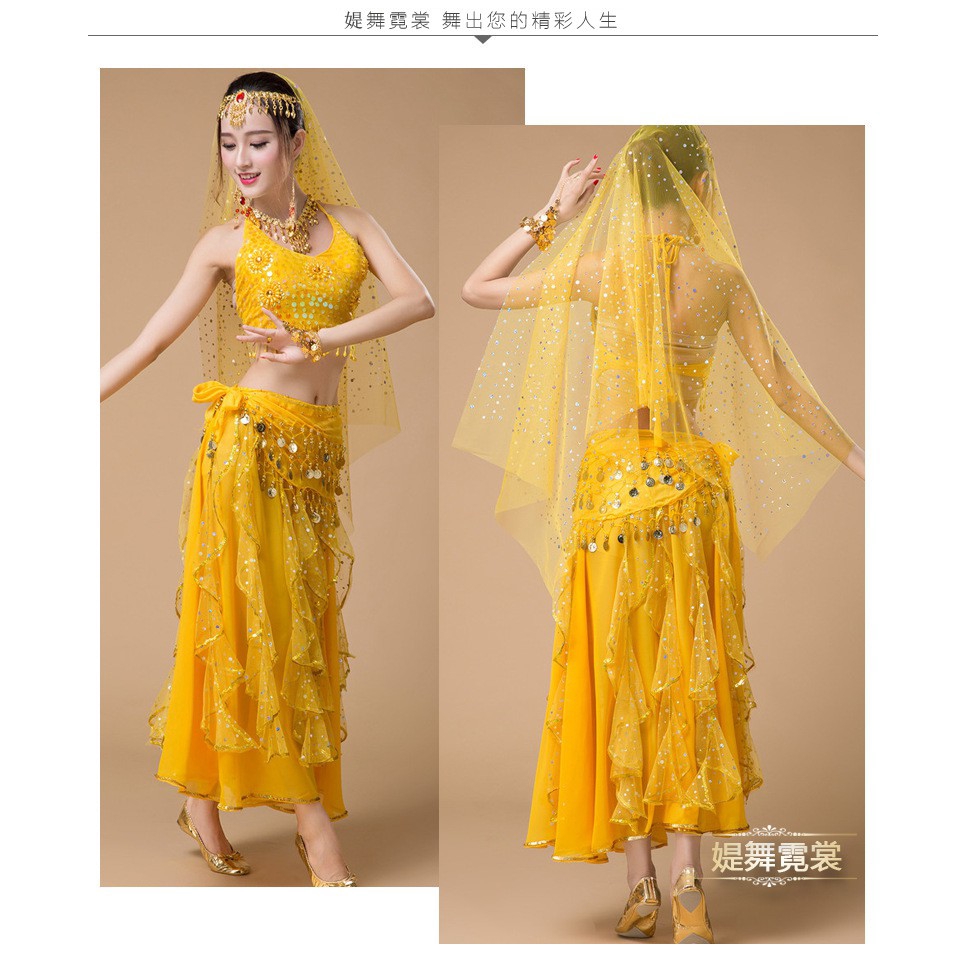 Bộ trang phục múa bụng phong cách Ấn Độ thời trang cho nữ | BigBuy360 - bigbuy360.vn