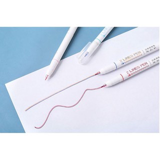 Bút mực đầu 2 ngòi viết nét đôi sáng tạo