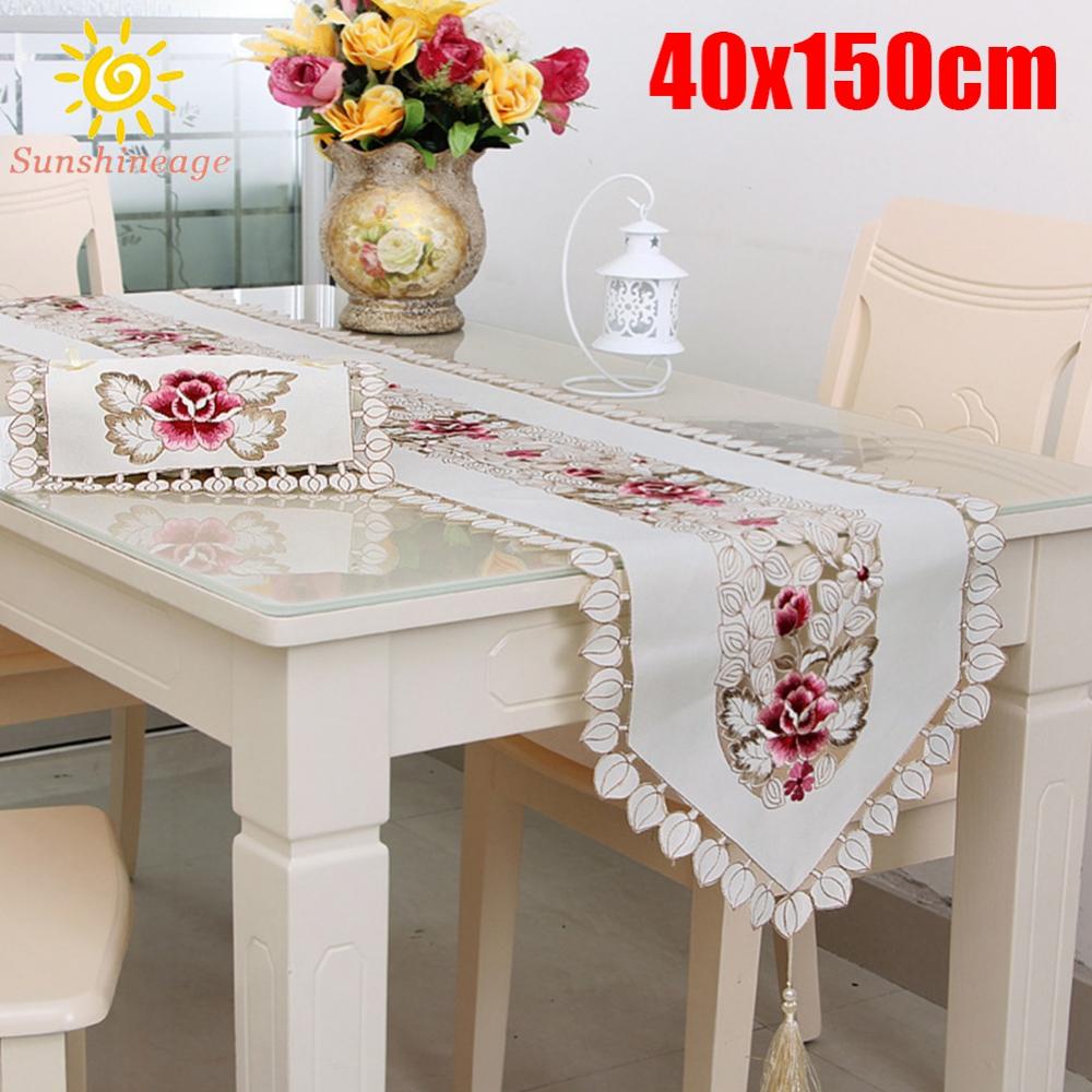 Khăn Ren Trải Bàn Hình Chữ Nhật