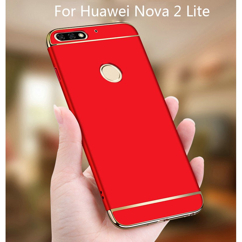 Ốp Điện Thoại Pc Cứng Nhám Chống Sốc 3 Trong 1 Cho Huawei Nova 2 Lite