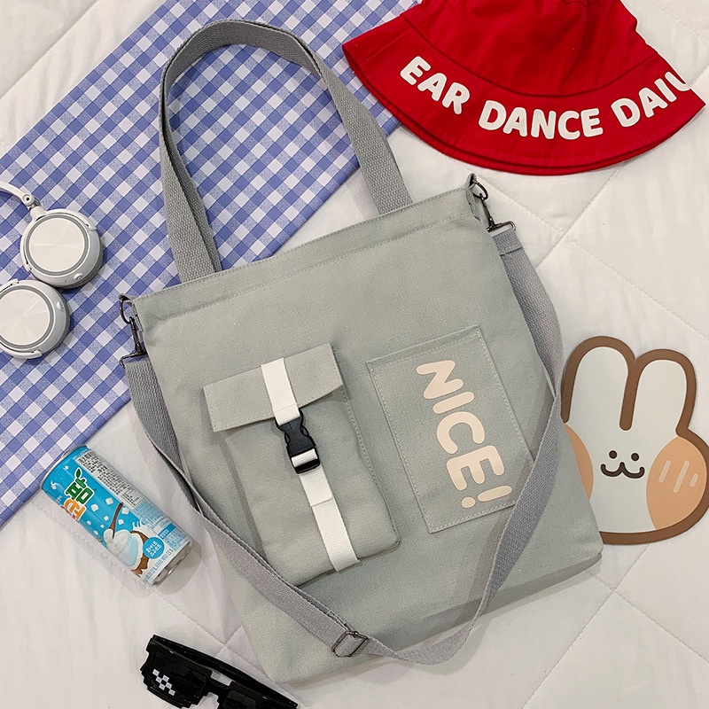 Túi Canvas Thiết Kế Mới Kiểu Dáng Đơn Giản Thời Trang