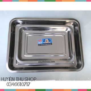 Khay inox sâu 5cm nhiều kích thước