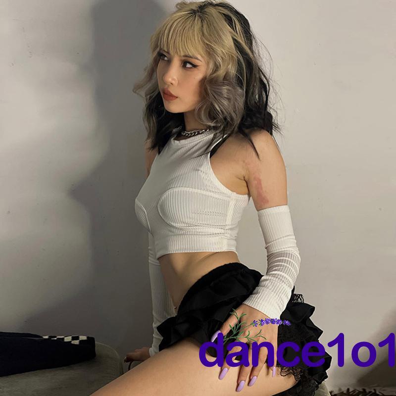 Áo Croptop Sát Nách Màu Trơn Khiêu Vũ1O1- Thời Trang Nữ