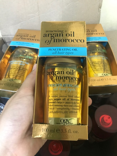 Dầu Dưỡng Tóc OGX Renewing Argan Oil of Morocco Penetrating Oil