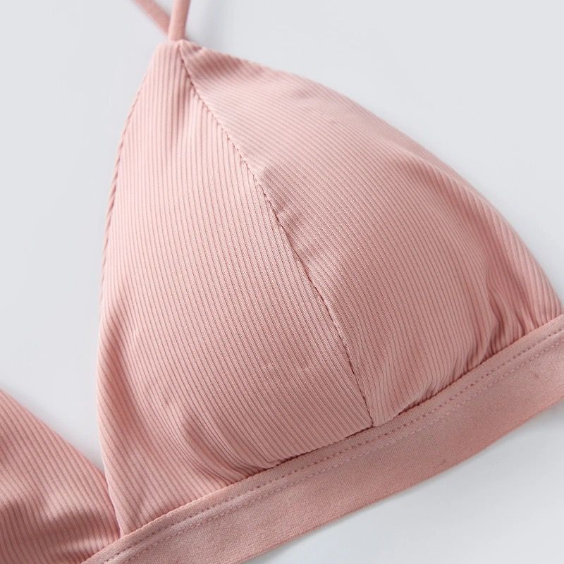 Áo Bra 2 Dây Mút Mỏng - Áo Ngực Không Gọng Chất Cotton Mát Mịn AMYBRA B812