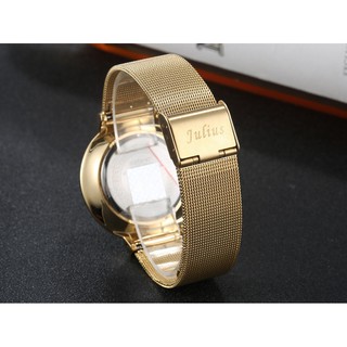 ĐỒNG HỒ NỮ JULIUS JA-426 DÂY THÉP (VÀNG)