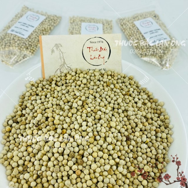 Hạt Tiêu Trắng (Tiêu Sọ) 100g - Hạt Tiêu Loại 1, Cực Thơm, Ngon