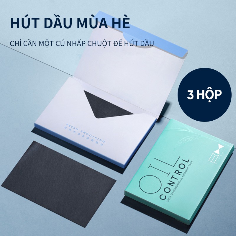 100 Tờ Giấy Thấm Dầu Prime Blue Thấm Hút Dầu Tinh Chất Than Tre Hiệu Quả Kép | BigBuy360 - bigbuy360.vn