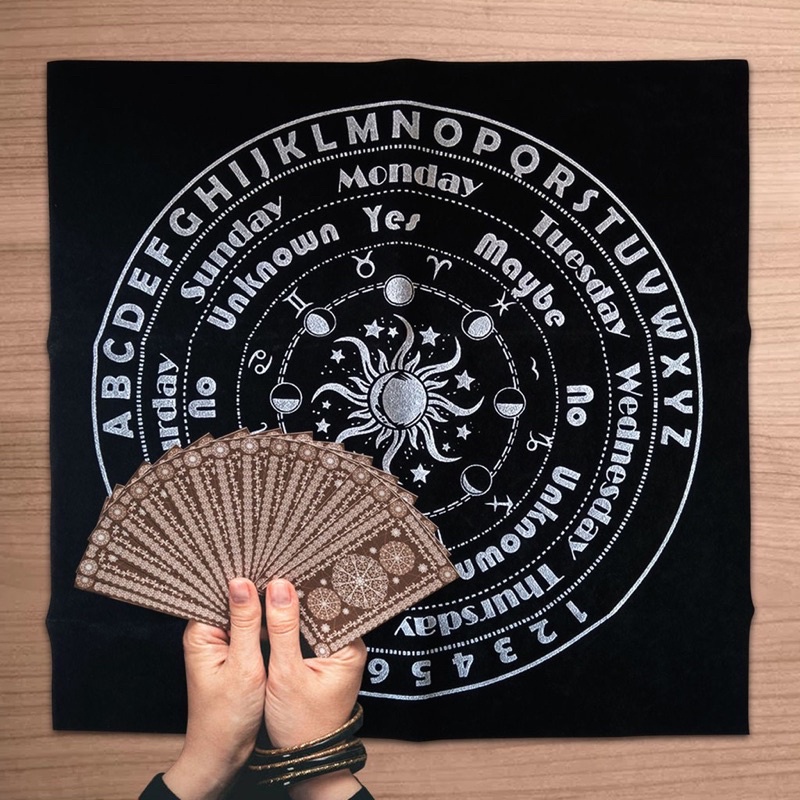 (Nhiều mẫu) KHĂN TRẢI BÀI TAROT mini 30*30cm | Ancient Magic by Ly Hỏa