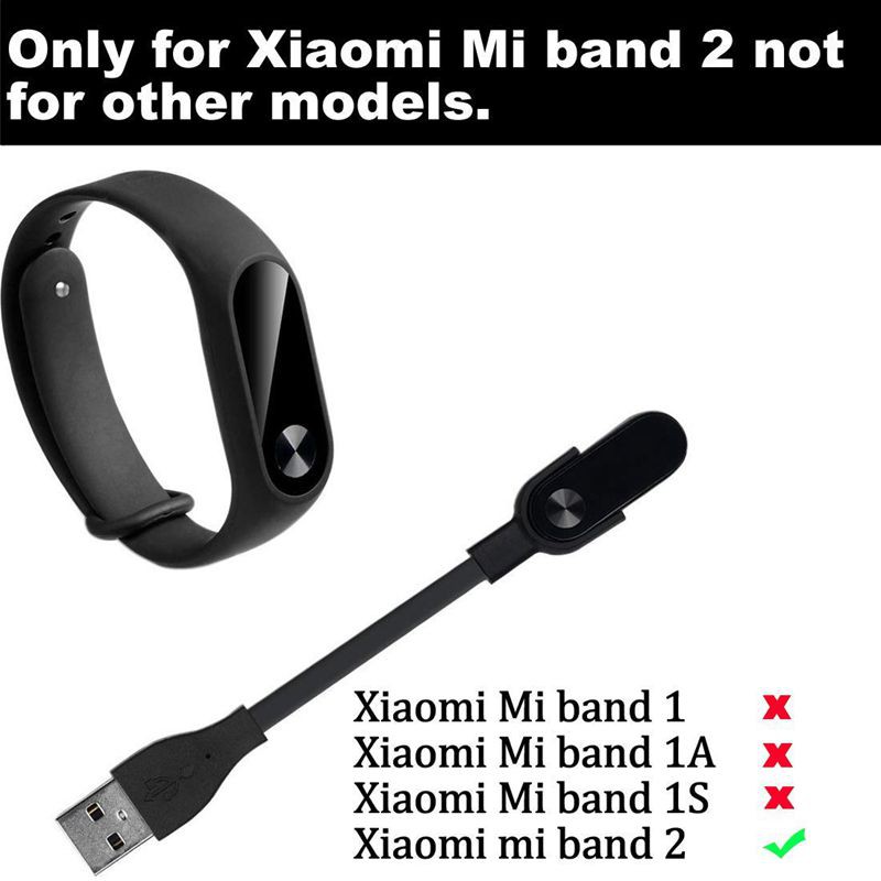 (Đang Bán) Bộ Dây Sạc Usb Cho Đồng Hồ Thông Minh Xiaomi Mi Band 2 / Mi Band 2