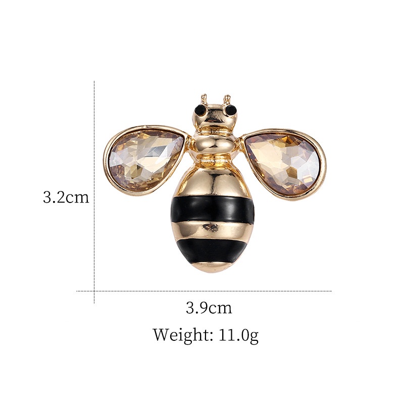 Trâm Cài Áo Hình Chuồn Chuồn/Chú Ong/Voi Bằng Hợp Kim Cao Cấp