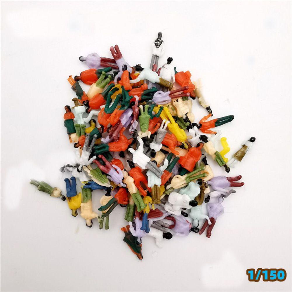 Bộ 100 Mô Hình Người Bằng Nhựa ABS Nhiều Màu Sắc Tỉ Lệ 1: 200 / 1: 100 / 1: 150 / 1: 75