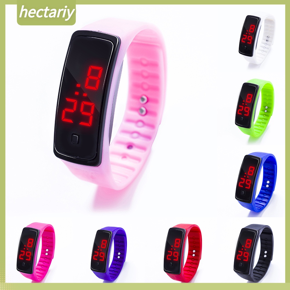 Đồng Hồ Điện Tử Thể Thao Shopee10 Dây Silicone Chống Nước Có Đèn Led Cho Bé